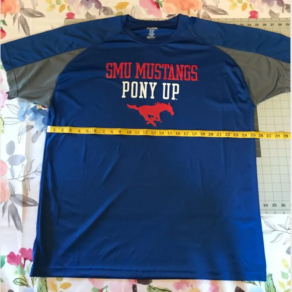 Mens SMU Athletic Shirt XXL - Picture 2 of 3